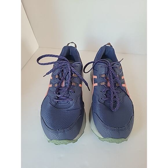 Asics Women’s 9.5 Wide Sneakers Trail Running Shoes Gel-Venture 9 Blue Coral - Picture 4 of 13